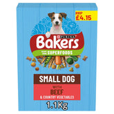 Bakers - Small Dog with Tasty Beef & Country Vegetables - 1.1kg - Continental Food Store
